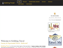 Tablet Screenshot of goldringtravel.com